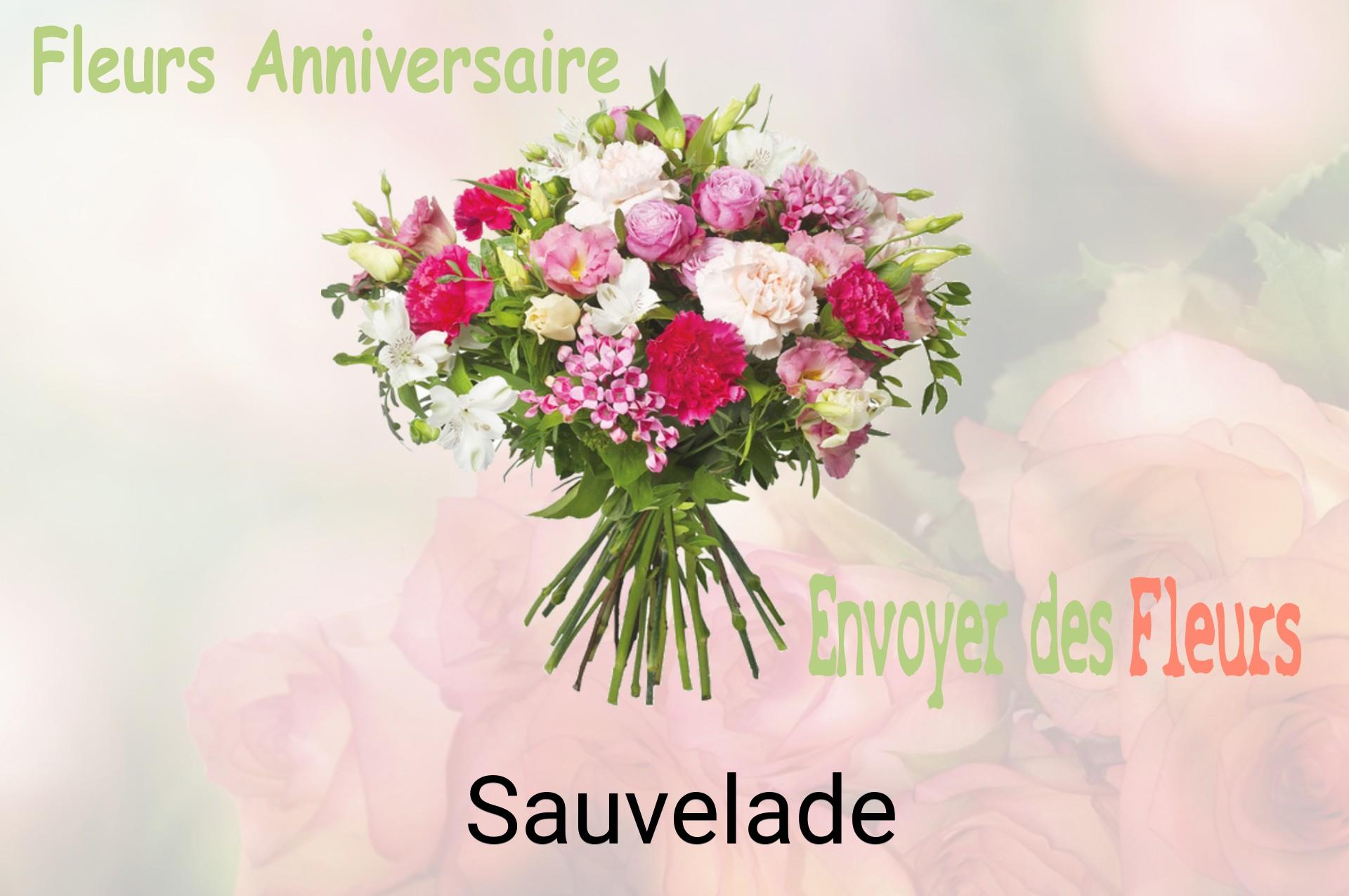 Bouquet de fleurs d’anniversaire livré à Sauvelade
